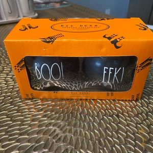 Rae Dunn Boo and Eek salt and pepper